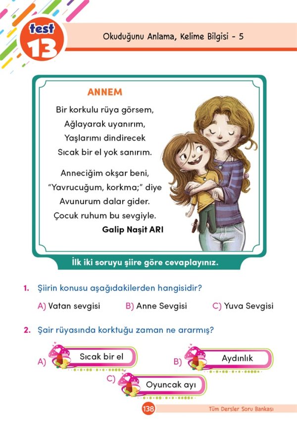 1. Sınıf Tüm Dersler Yeni Nesil Soru Bankası 04 1. Sınıf Tüm Dersler Yeni Nesil Soru Bankası - Görsel 8