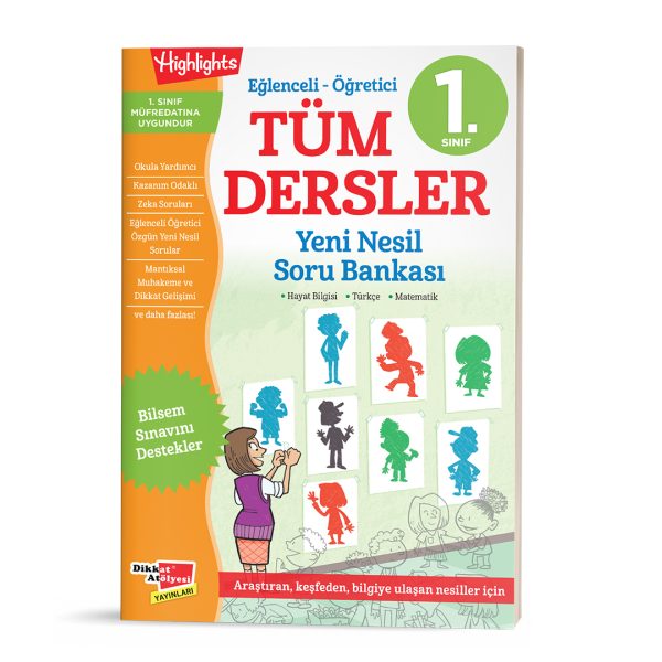 1. Sınıf Tüm Dersler Yeni Nesil Soru Bankası