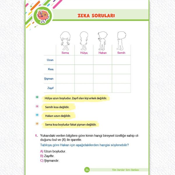 2.Sınıf TümDersler Yeni Nesil Soru Bankası İçerik 03 2. Sınıf Tüm Dersler Yeni Nesil Soru Bankası - Görsel 3