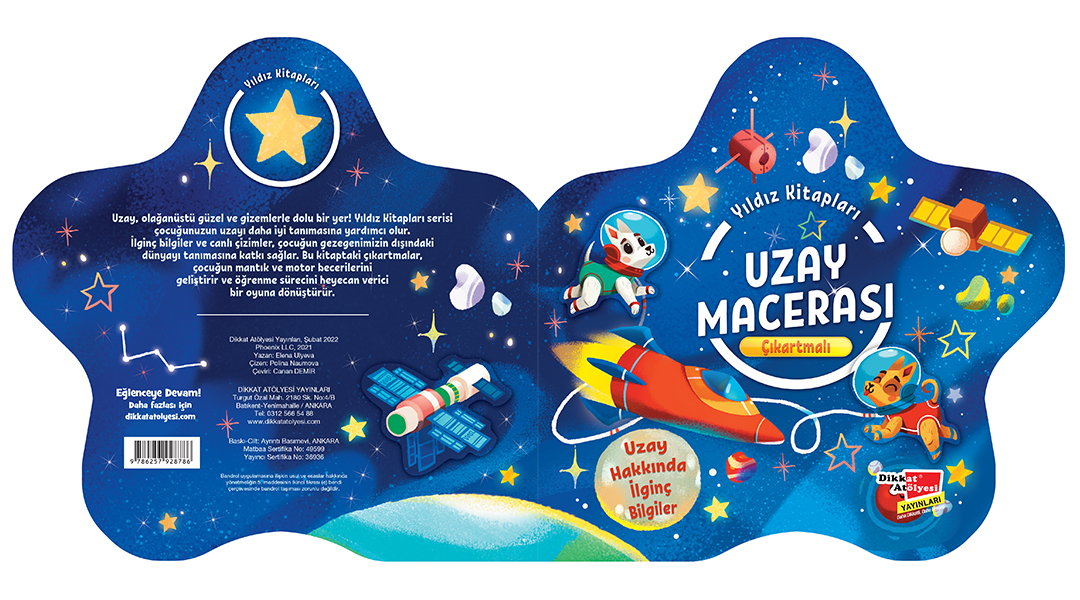 Çıkartmalı Yıldız Kitapları Serisi - Uzay Macerası 1 Cikartmalarla Yildiz Kitaplari Serisi Uzay Macerasi
