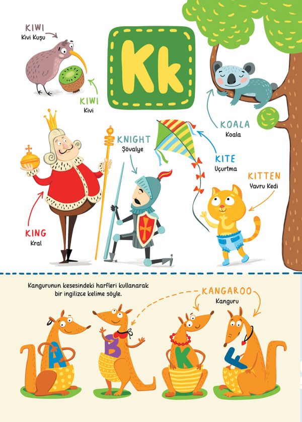 A'dan Z'ye Eğlenceli Resimlerle İngilizce İlk 200 Kelime - Görsel 4