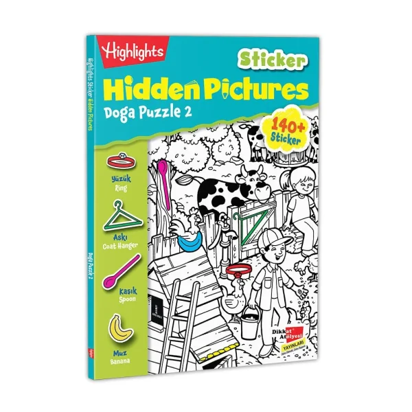 Sticker Hidden Pictures Doğa Puzzle 2'li Set - Görsel 3