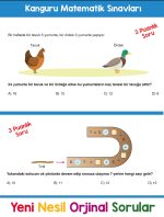 2. Sınıf Zihin Çalıştıran Eğlenceli Kanguru Matematik Soruları - Görsel 2