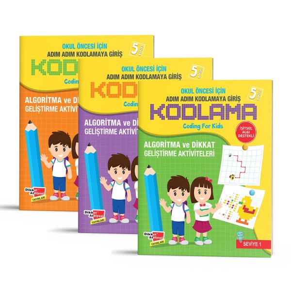 Okul Öncesi Adım Adım Kodlamaya Giriş 3'lü Set
