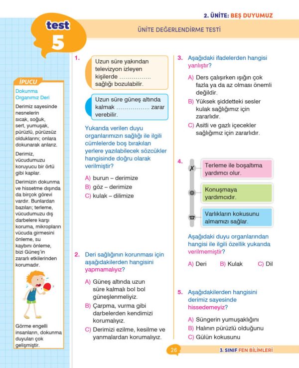 dikkat-atolyesi-3-sinif-fen-bilimleri-ipuclu-soru-bankasi3 3. Sınıf İpuçlu Fen Bilimleri Yeni Nesil Soru Bankası - Görsel 2