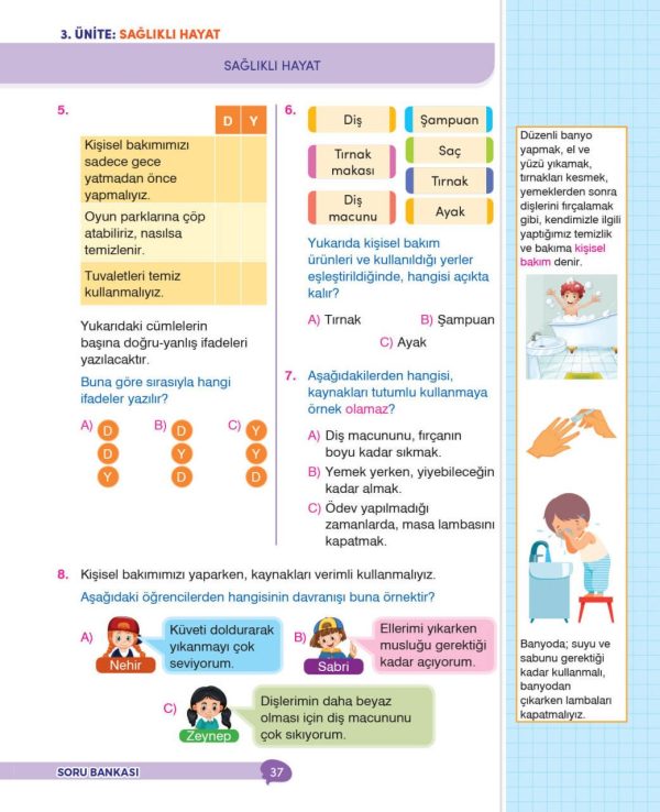 dikkat-atolyesi-3-sinif-hayat-bilgisi-ipuclu-soru-bankasi4 3. Sınıf İpuçlu Hayat Bilgisi Yeni Nesil Soru Bankası - Görsel 5