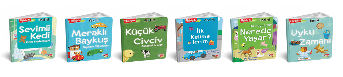 0-3 Yaş Find İt! 6'lı Hikaye Kitap Seti 1 0-3 Yaş Find İt! 6'lı Hikaye Kitap Seti