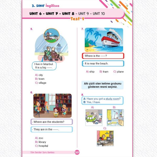 3.Sınıf Tüm Dersler Yeni Nesil Soru Bankası içerik 04 3. Sınıf Tüm Dersler Yeni Nesil Soru Bankası - Görsel 5