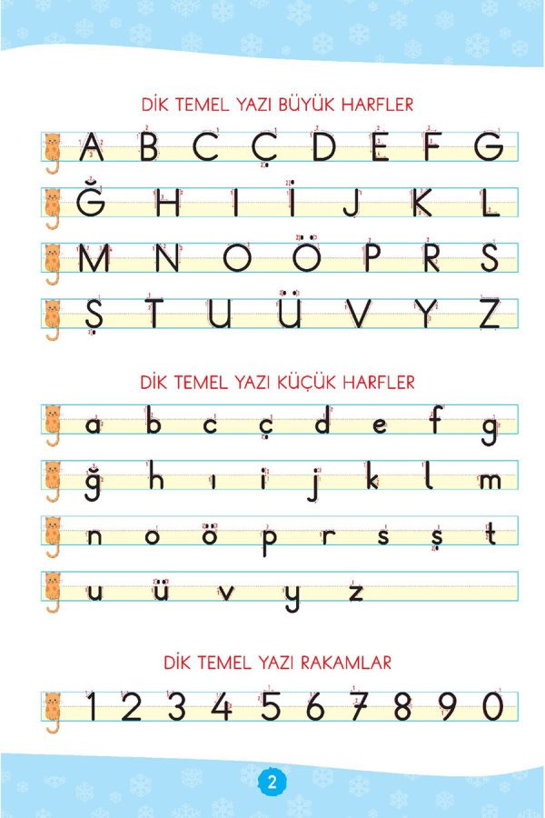 Kılavuz Çizgili Yazı Defteri-02 İlkokula Hazırlık Seti – Matematik, Çizgi, Alfabe ve Yazı Defteri - Görsel 20