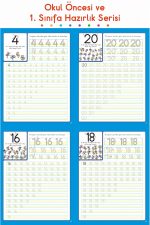 İlkokula Hazırlık Seti – Matematik, Çizgi, Alfabe ve Yazı Defteri - Görsel 6
