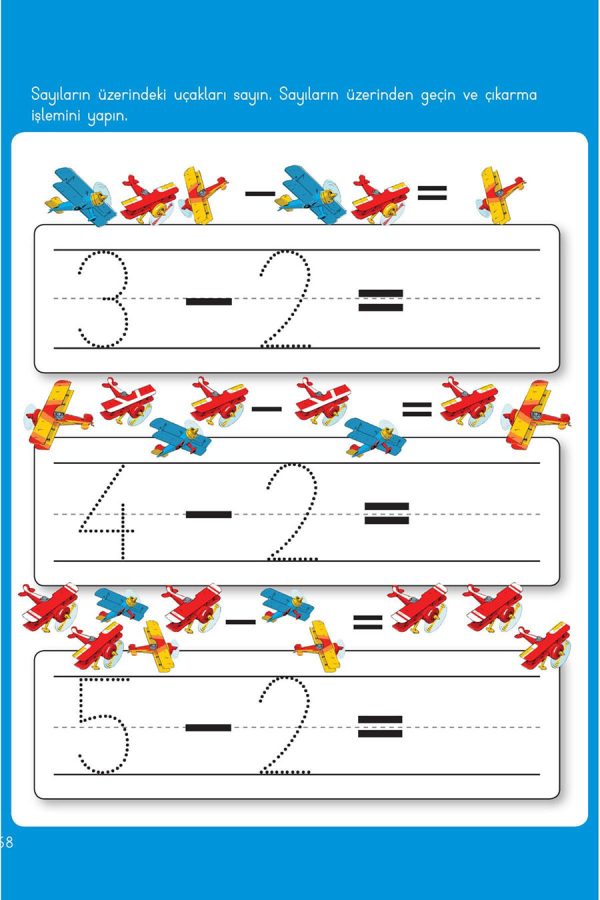Mucit Beyinler için Matematik – 1. Sınıfa Hazırlık Serisi-iç sayfa-04 İlkokula Hazırlık Seti – Matematik, Çizgi, Alfabe ve Yazı Defteri - Görsel 7