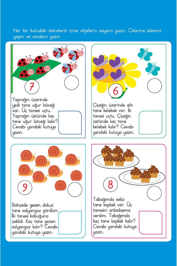 Mucit Beyinler için Matematik – 1. Sınıfa Hazırlık Serisi-iç sayfa-05 İlkokula Hazırlık Seti – Matematik, Çizgi, Alfabe ve Yazı Defteri - Görsel 8